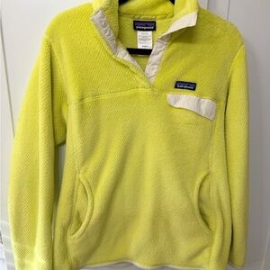 Patagonia Lime Green Fleece Jacket